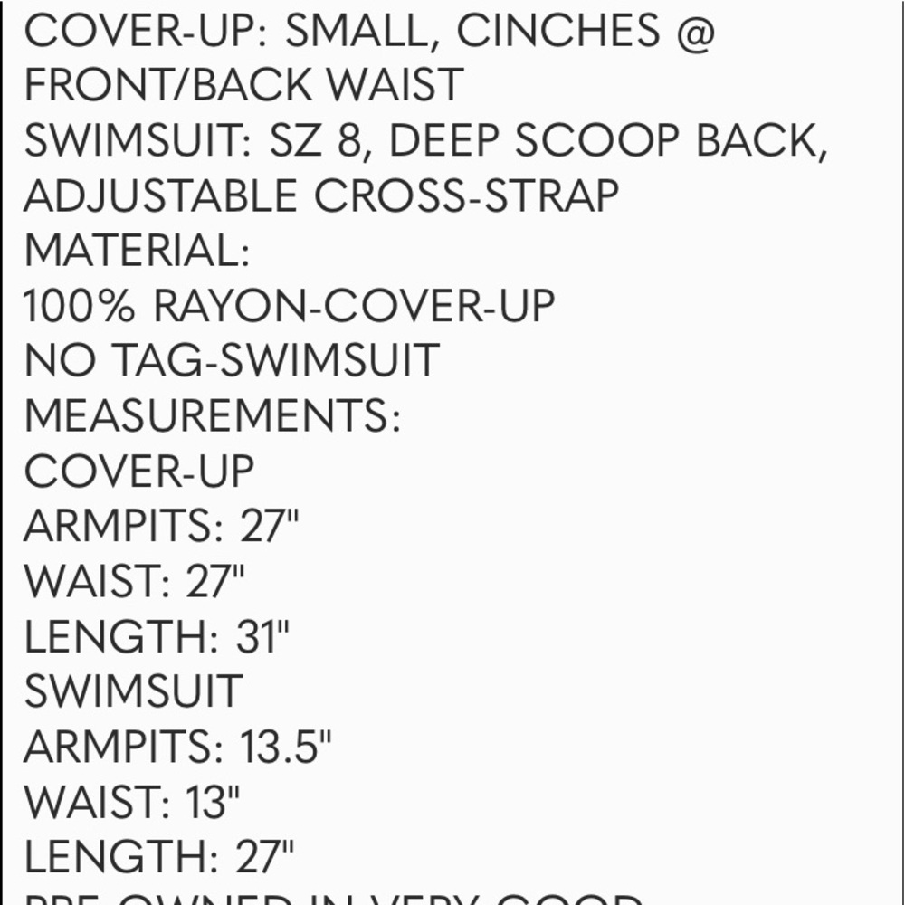 Set NANNETTE LEPOREONE SWIMSUIT & COVER-UP - Picture 16 of 16
